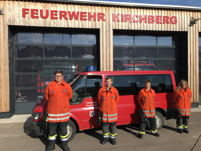Von Links auf dem Bild: Sedrick Krauß | Michael Maier | Colin Sell |Carolin Peil