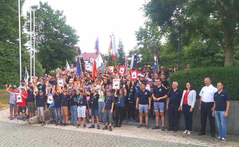 Gruppenbild-Kreiszeltlager